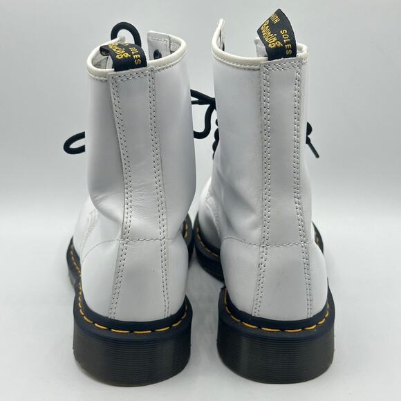 DR. MARTEN 1460 Softy T Leather Lace Up Combat Boots Sz 10 - Picture 5 of 7